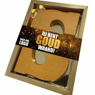 Letter jij bent goud waard