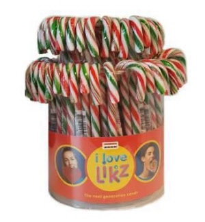  Candy canes Rood-Groen-Wit