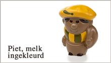 Piet melk ingekleurd