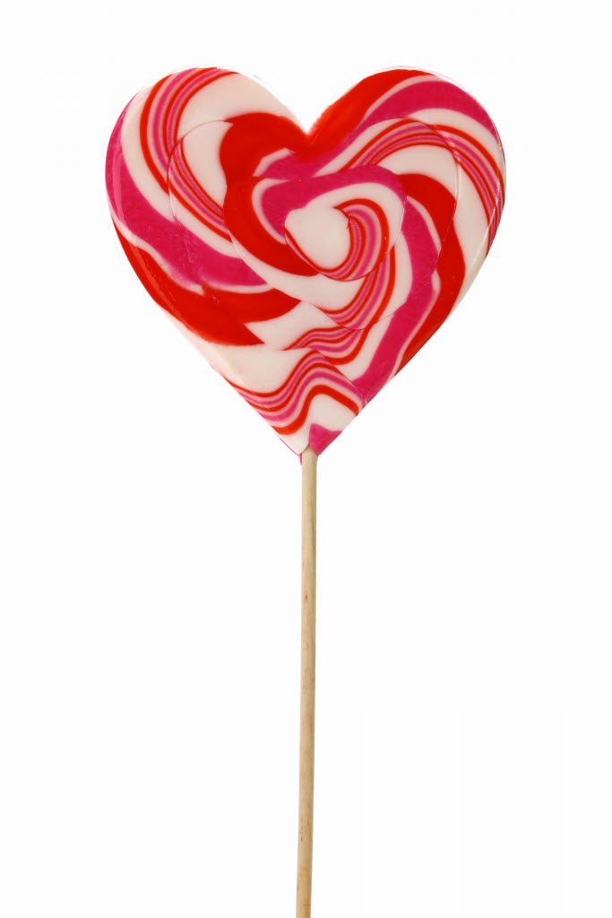 Spiraal hartlolly Sweetheart Mega