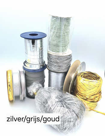 Lint grijs-zilver-goud