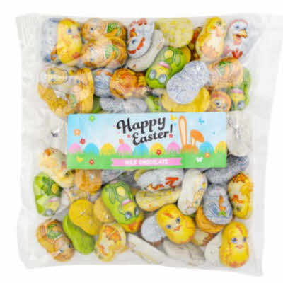 Melkchocolade paasfiguren