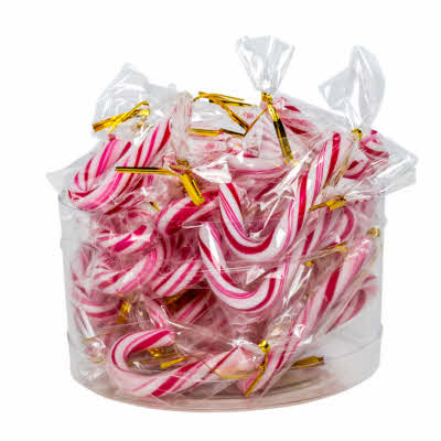 Mini candy canes 24st