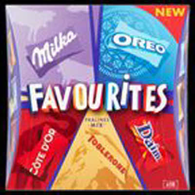 Milka favourites chocolade pralines