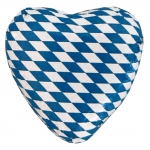 Keuze: Blauw met witte hartjes per 50 stuks (4x4 cm)