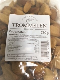 Trommelen pepernoten